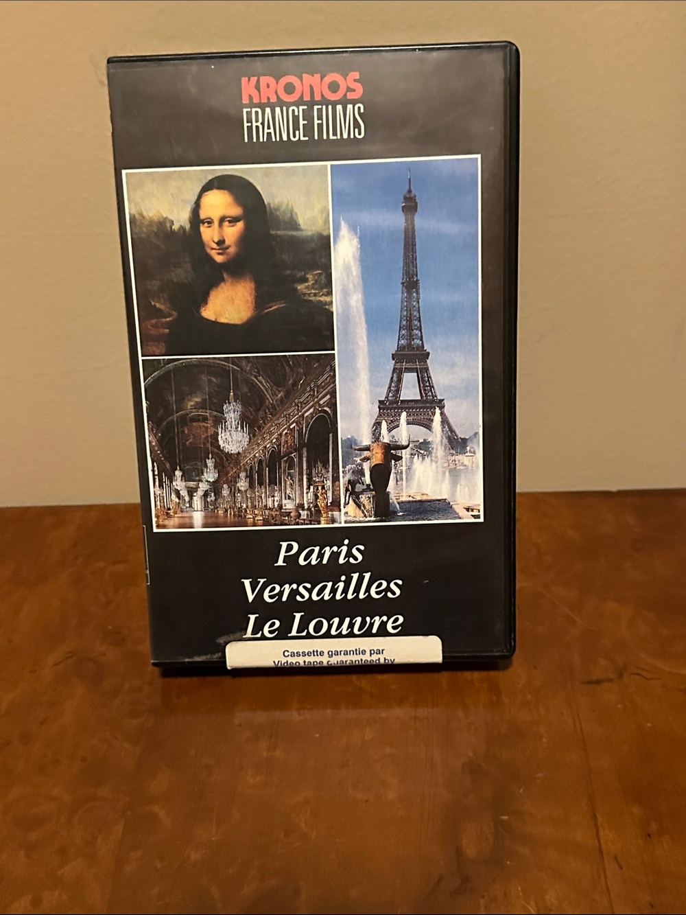 Kronos France Films Paris Versailles Le Louvre VHS - Black